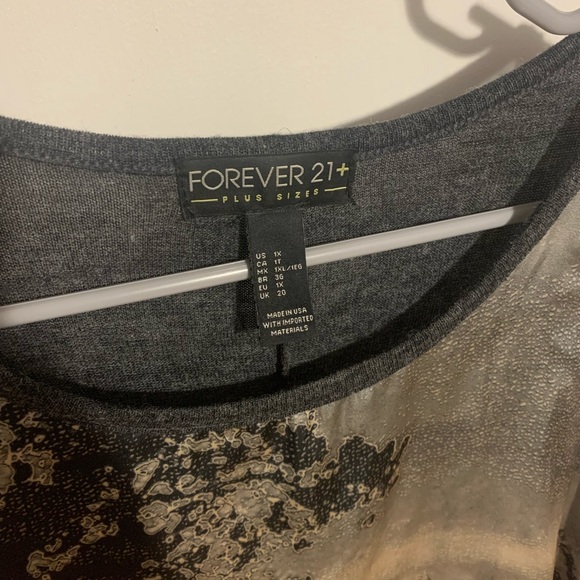 Forever 21 Charcoal Grey Light Sweater - Picture 2 of 4